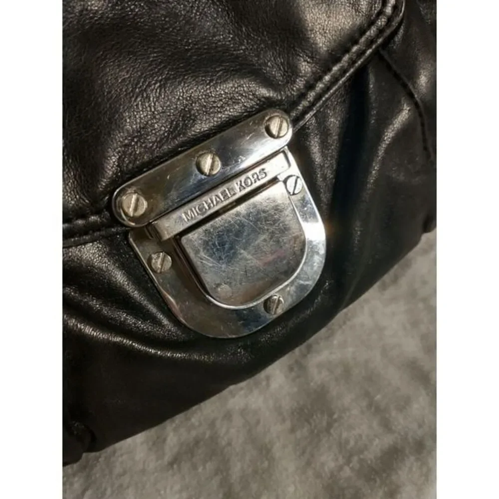 Michael Kors Black Leather Purse *USED*